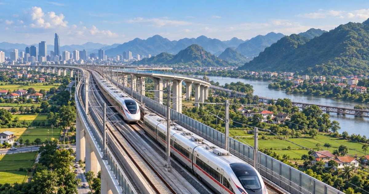 Miền Bắc sắp có thêm tuyến đường sắt mới tốc độ 160km/h, kết nối Hà Nội với Lạng Sơn