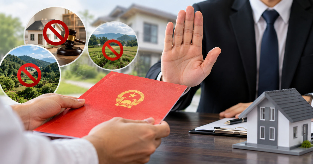 Kể từ nay, không thể sang tên sổ đỏ trong những trường hợp này