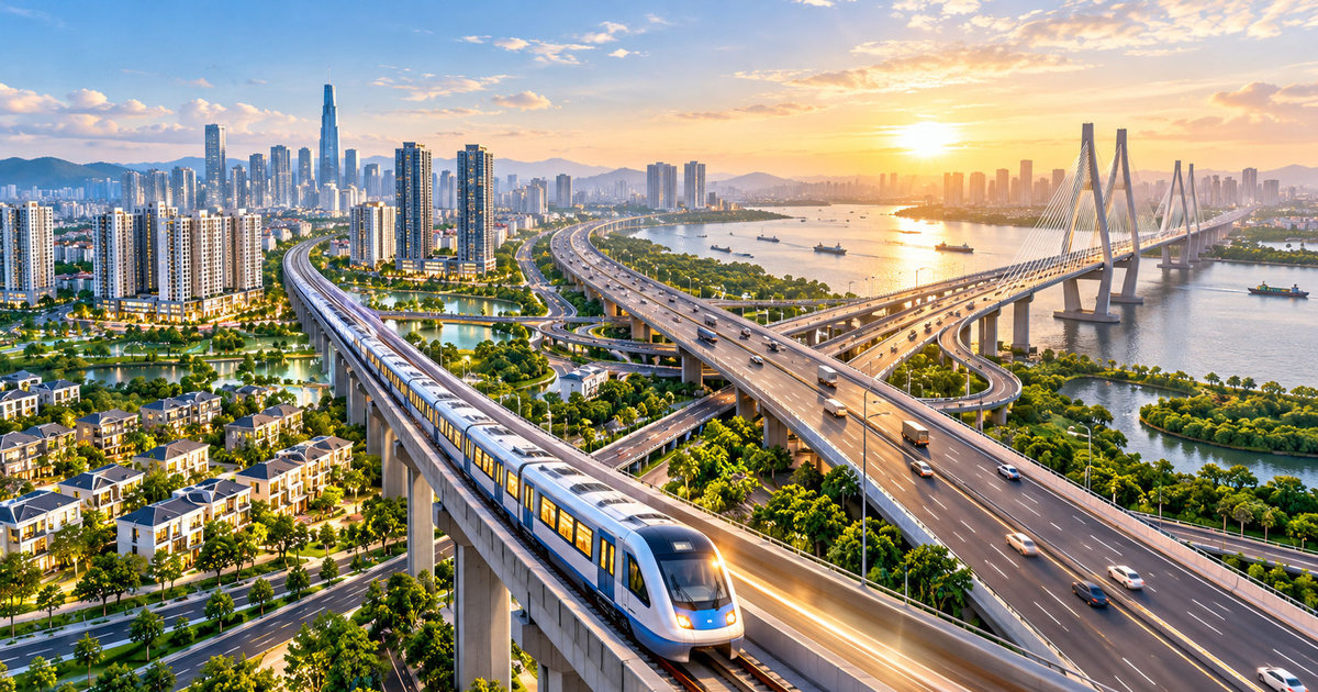 Hạ tầng mở đường cho bản đồ đô thị mới: Bất động sản đang hưởng lợi theo cách nào?