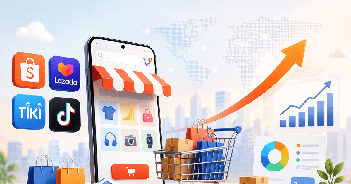 Người Việt chi gần 442.000 tỷ mua hàng trên 4 sàn TMĐT: TikTok Shop áp sát Shopee với khoảng cách gần 2%