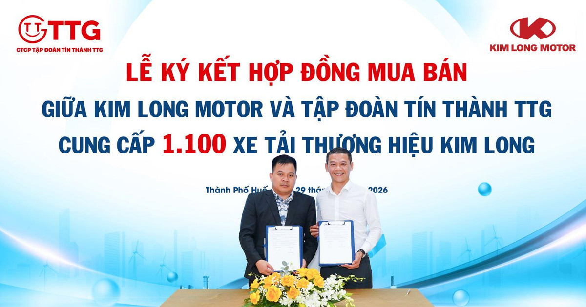 Thương vụ 1.100 xe tải: Cái bắt tay chiến lược giữa Kim Long Motor và Tín Thành TTG