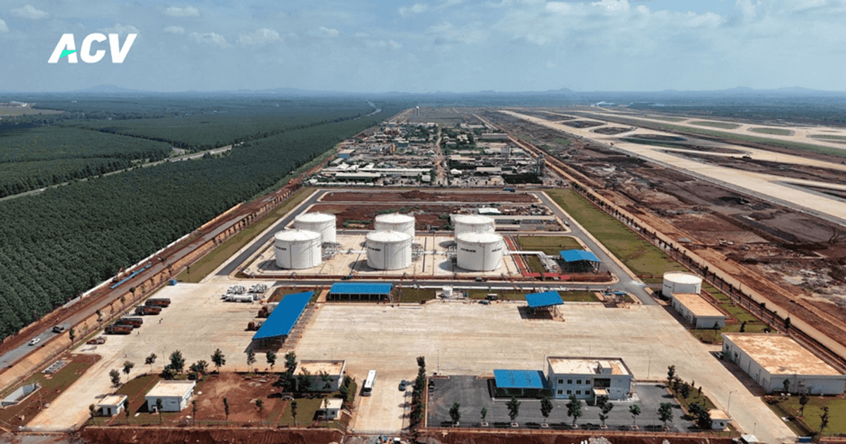ACV hoàn thiện hệ thống cấp nhiên liệu 36.000m³, chuẩn bị cho việc vận hành sân bay Long Thành