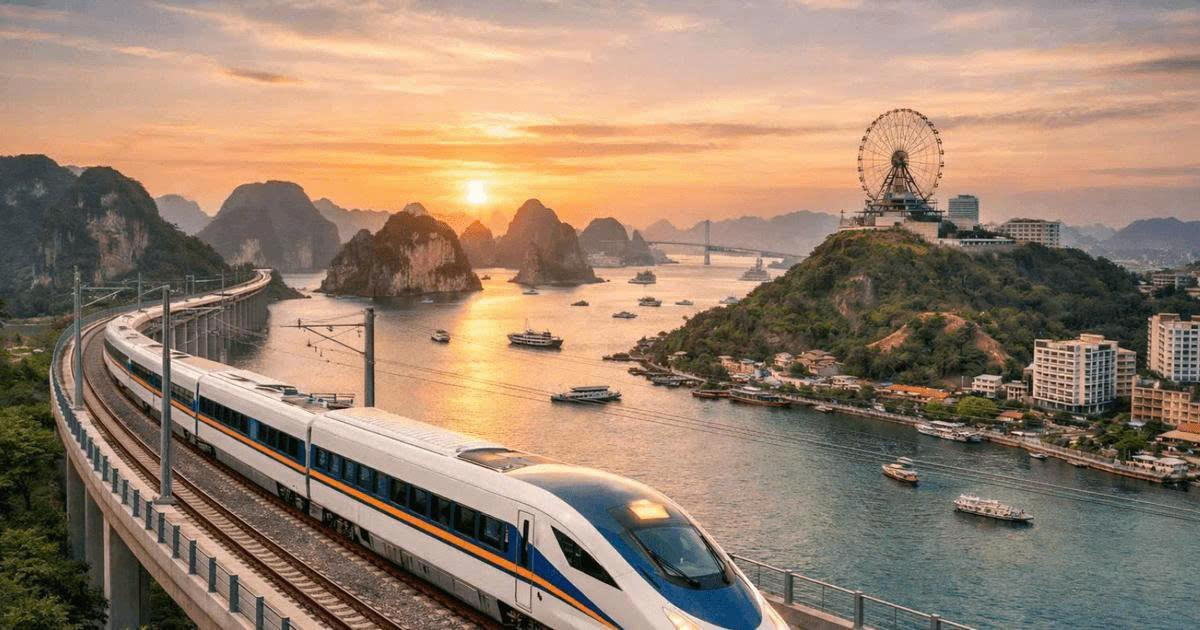 Tuyến đường sắt điện khí hóa toàn tuyến đầu tiên của Việt Nam đang hình thành, tốc độ tối đa lên tới 350 km/h: Rút ngắn 2,5 giờ di chuyển xuống còn khoảng 23 phút