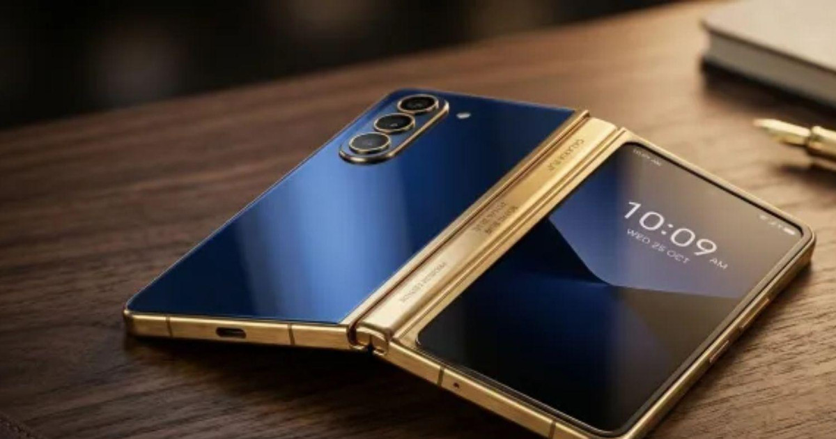 Không phải Vertu, đây là trang sức công nghệ siêu sang cho giới nhà giàu: Mỏng kỷ lục 4.1mm, viền mạ vàng, chip Gen 5