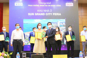 Sun Property (thành viên Sun Group) “ẵm” 4 giải thưởng tại chương trình “Dự án đáng sống 2021”