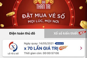 Dịch vụ “Đặt 1 ăn 70” vi phạm các quy định về hoạt động kinh doanh xổ số