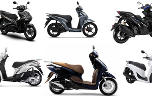 Loạt xe máy ra mắt phiên bản mới dịp cuối năm
