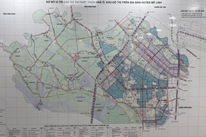 Mê Linh dự kiến “hồi sinh” 6 dự án đô thị nghìn tỷ 
 trong quý I/2022