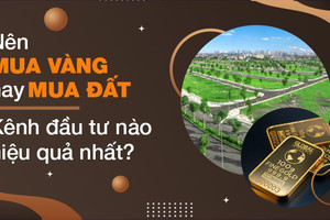 Năm mới nên tậu đất hay mua vàng?