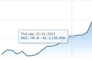 Cổ phiếu DGC tăng phi mã, người thân Chủ tịch Hóa chất Đức Giang chốt lời