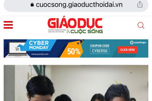 Ra mắt chuyên trang thông tin về đời sống giáo dục