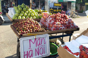 Hoa quả đầu mùa "đắt khách" dù giá cao