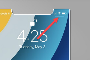 Khám phá bí mật đường kẻ ngay dưới biểu tượng pin trên iPhone