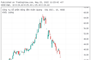 Cổ phiếu DQC (Bóng đèn Điện Quang) "bốc hơi" 61% giá trị sau hơn 2 tháng