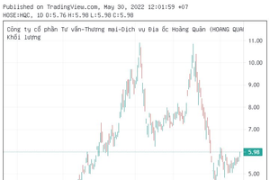 Giá phát hành cao hơn 66% thị giá hiện tại, cổ phiếu HQC (Địa ốc Hoàng Quân) bốc đầu tăng 