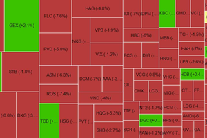 Chứng khoán phiên chiều 10/6: Cổ phiếu dầu khí rụng đỉnh, VN-Index mất gần 24 điểm