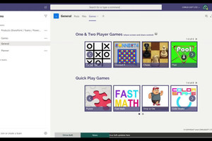 Microsoft Teams thử nghiệm chạy các trò chơi