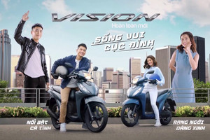 Bảng giá xe máy Honda Vision 2022 mới nhất ngày 21/6/2022
