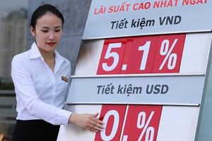 Lãi suất huy động tiếp tục xu hướng tăng