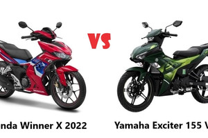 Nên lựa chọn xe máy Yamaha Exciter 155 VVA hay Honda Winner X 2022?
