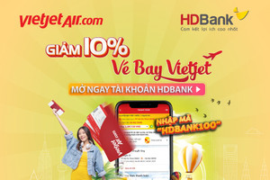 Cùng HDBank đặt vé máy bay giờ nào cũng rẻ 