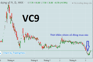 "Bắt đáy" thành công, 3 cá nhân trở thành cổ đông lớn tại Xây dựng số 9 (VC9)