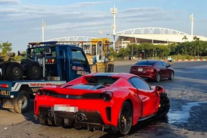 Vụ siêu xe Ferrari 488 tông chết người: Bất ngờ hình ảnh hiện trường thời điểm xảy ra tai nạn