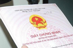 TP Hà Nội có quy định về việc cấp sổ đỏ