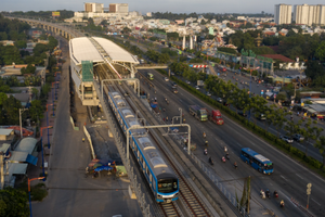 Đoàn tàu Metro hoạt động sẽ mang đến tác động thương mại lớn cho khu vực