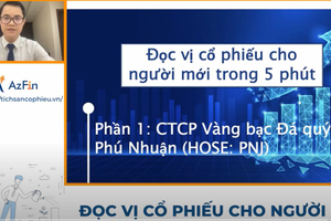 Đọc vị cổ phiếu cho người mới - Công ty Cổ phần Vàng Bạc Đá quý Phú Nhuận (PNJ)