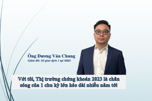 Ông Dương Văn Chung: "Với tôi, Thị trường chứng khoán 2023 là chân sóng của 1 chu kỳ lớn kéo dài nhiều năm tới"
