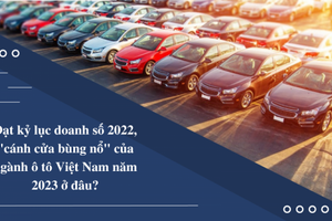 Đạt kỷ lục doanh số 2022, "cánh cửa bùng nổ" của ngành ô tô Việt Nam năm 2023 ở đâu?