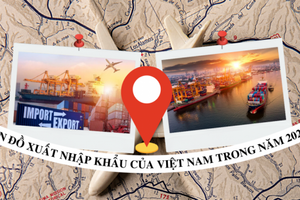 Bản đồ xuất nhập khẩu của Việt Nam trong năm 2022