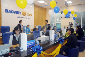 BAOVIET Bank: Lãi trước thuế tăng 10%, tỷ lệ nợ xấu giảm mạnh