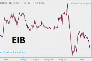 3 tuần giảm 23%, hơn 15.500 cổ đông Eximbank (EIB) chưa thể "cười" sau Đại hội