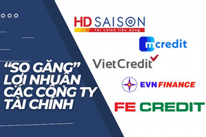 "So găng" lợi nhuận các công ty tài chính: Mcretdit, HD Saison báo lãi nghìn tỷ, FE Credit chịu lỗ đậm