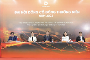 [Trực tiếp] ĐHCĐ Digiworld: Doanh thu vượt 22.000 tỷ đồng năm 2022, chia cổ tức tỷ lệ 10% bằng tiền mặt năm 2023
