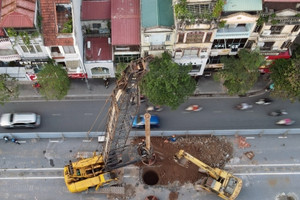 “Siêu dự án" sẽ thông xe vào cuối tháng 6, nút giao Chùa Bộc - Phạm Ngọc Thạch sẽ hết cảnh ùn tắc giao thông