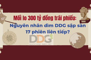 Mối lo 300 tỷ đồng trái phiếu: Nguyên nhân dìm DDG giảm sàn 17 phiên liên tiếp?