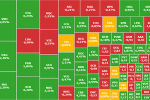 VN-Index vượt 1.075 điểm, khối ngoại bán ròng hơn 34 triệu cổ phiếu EIB