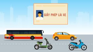 Infographics: Lệ phí sát hạch lái xe thay đổi từ ngày 1/8/2023