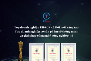 CT Group được vinh danh Top doanh nghiệp Khoa học và Công nghệ tiêu biểu đổi mới sáng tạo