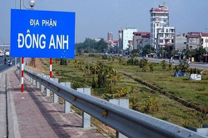 Sắp lên quận, giá đất tại Đông Anh tăng cao