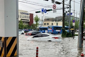 Hàn Quốc cảnh báo lũ quét sớm cho người dân trước 1 tiếng