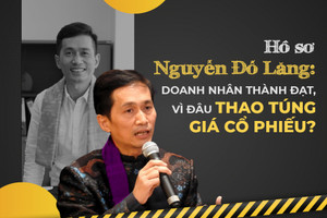 Hồ sơ Nguyễn Đỗ Lăng: Doanh nhân thành đạt, vì đâu thao túng giá cổ phiếu?