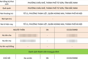 Công khai bán thông tin thuê bao điện thoại, hộ khẩu trên Telegram