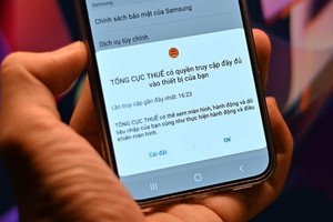 Cảnh báo app giả mạo cơ quan thuế để chiếm đoạt tài sản