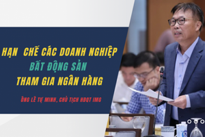 Ông Lê Tự Minh: Hạn chế các doanh nghiệp bất động sản tham gia ngân hàng