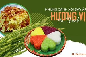 Những gánh xôi đầy ắp hương vị Hà Thành