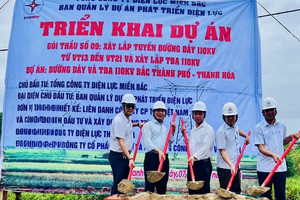 Thi công dự án đường dây và trạm biến áp 110 kV Bắc Thành phố - Thanh Hóa